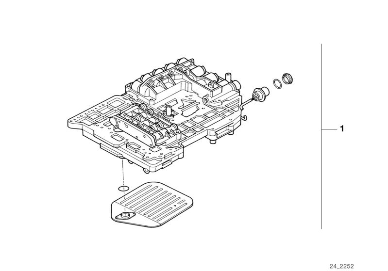 Illustration du A5S310Z CONTROL VALVE ASSY pour les BMW Classic parts  Pièces de rechange d'origine BMW du catalogue de pièces électroniques (ETK) pour véhicules automobiles BMW (voiture)   Control unit