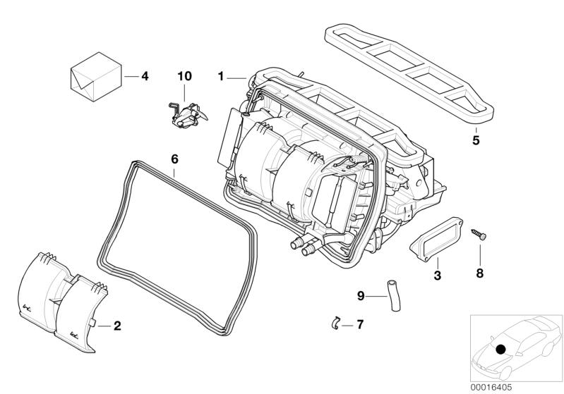 Innenraumgebläse Heizungslüfter Heizung Gebläse Lüftung Lüftermotor für BMW  E46 - Flex-Autoteile