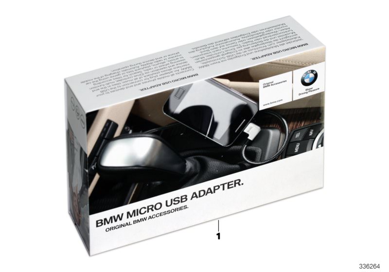 Bildtafel Kabeladapter Geräte mit Micro USB für die BMW 6er Modelle  Original BMW Ersatzteile aus dem elektronischen Teilekatalog (ETK) für BMW Kraftfahrzeuge( Auto)  