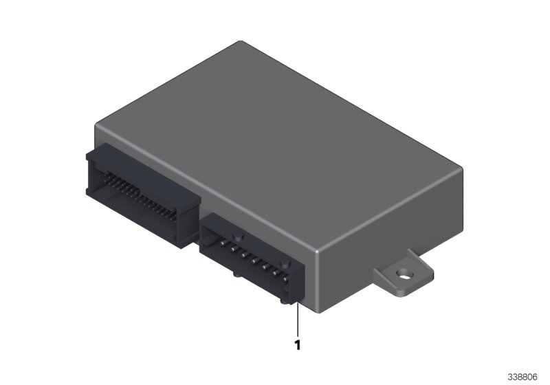 Picture board Control unit Security Basis for the BMW 5 Series models  Original BMW spare parts from the electronic parts catalog (ETK) for BMW motor vehicles (car)   Control unit Security Basis