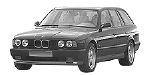 <strong>525iA</strong> Touring<br />to production year 1996<br /> [Model HJ61] Series E34