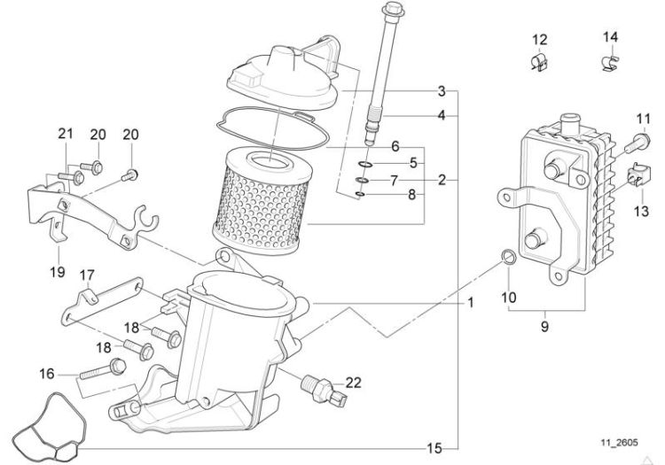 11442245336 Hex Bolt Engine Lubrication system BMW 5er E12 E36 >885<, Vite esagonale