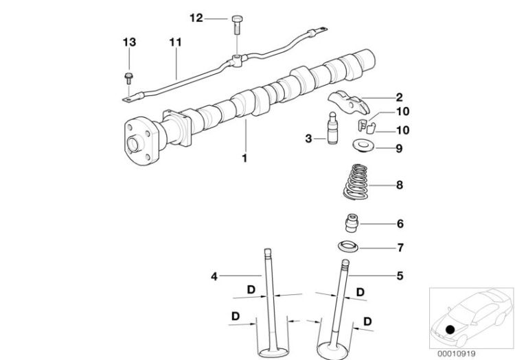 11341739114 Intake valve Engine Valve train BMW Z8 Roadster E52 11341739658 E46 E36 E34 E38 E31 Z3 >10919<, Valvula de admis.