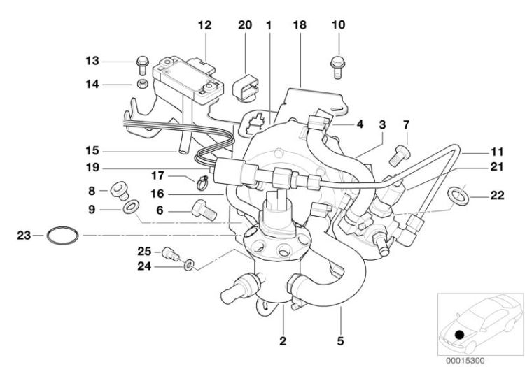 Original BMW Kabelclip  (61138350836)