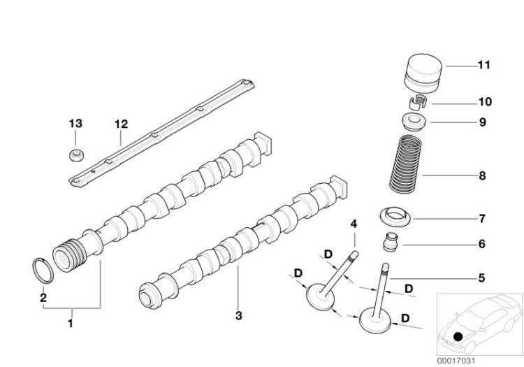 Exhaust valve, Number 05 in the illustration