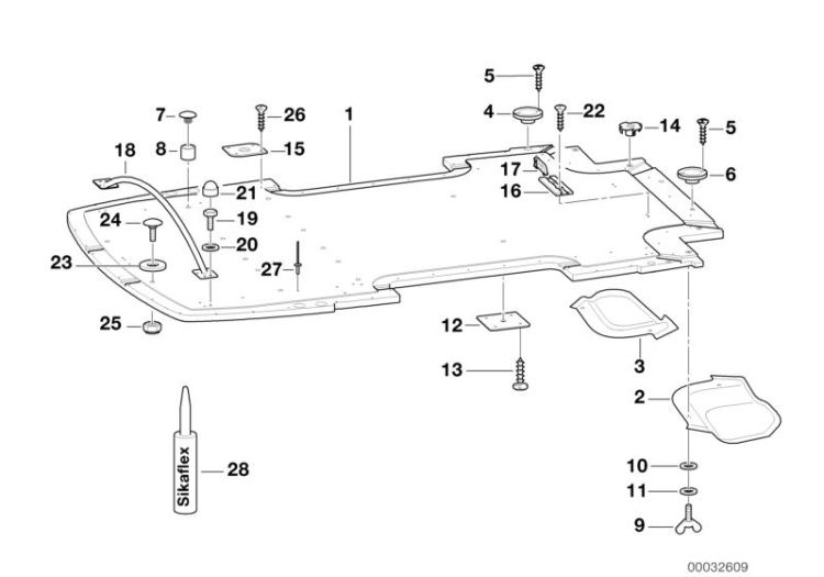 Original BMW Sechskantmutter M10-10-ZNS3 (07129904473)