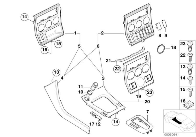 Cadre d`interrupteur, numéro 02 dans l'illustration