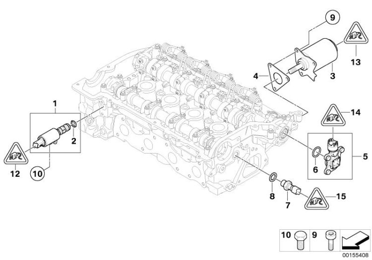 BMW original Caja de enchufe 2 pol. (12527503453)