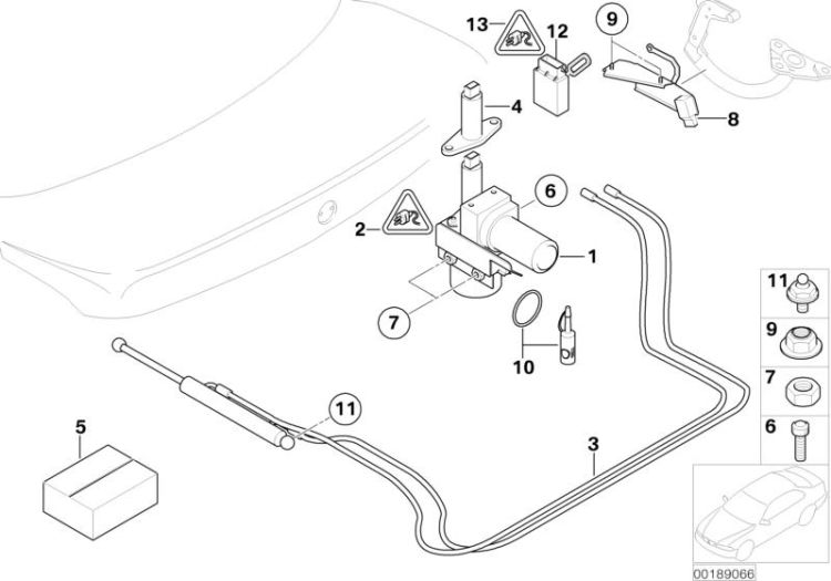 Original Bmw Angle Indicator 7Er F01 | Hubauer-Shop.de