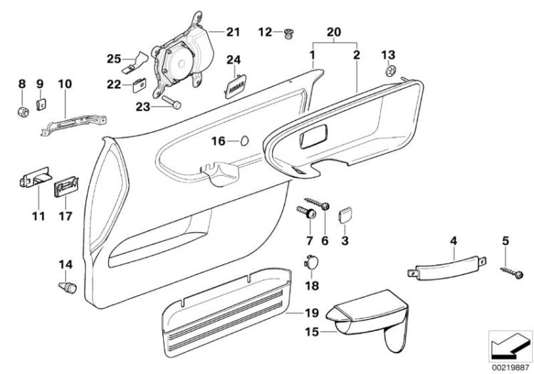 BMW original C-clip tuerca 5er E12 M6 (07147151144) (07147151144)