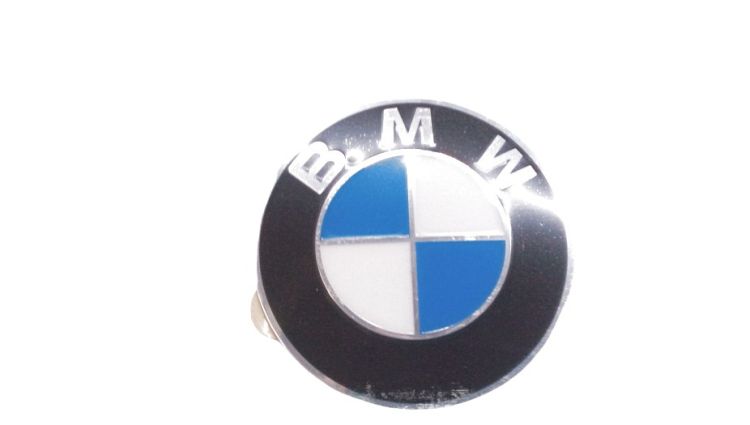 BMW Plakette geprägt mit Klebefolie D=64,5mm