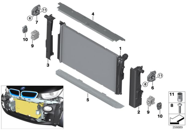 Porte-modules de droite, numéro 03 dans l'illustration