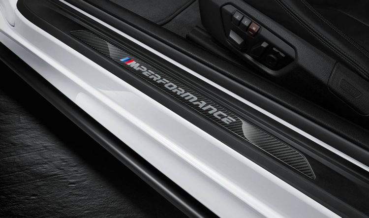 BMW original Embellecedor de talonera CFRP izquierda M Performance (51472457839)