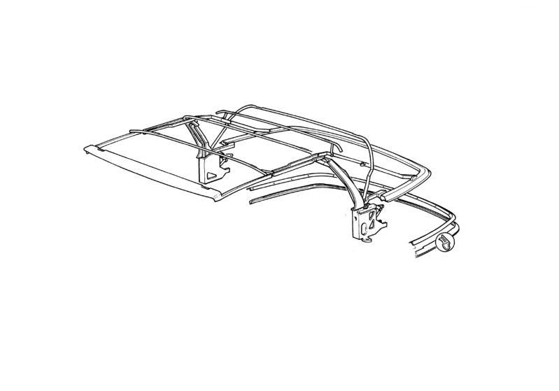 Original BMW Fassungsschiene für Spannbügel  (54318135256)