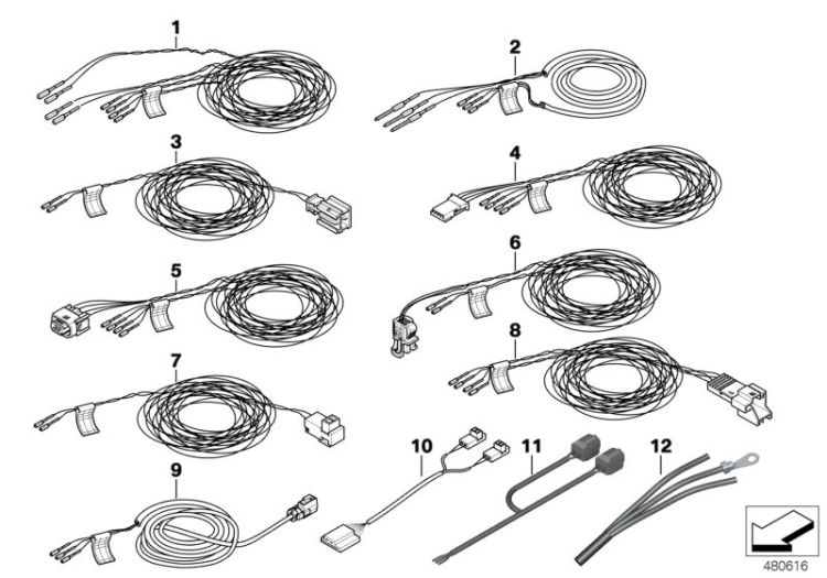 Câble de réparation, numéro 07 dans l'illustration