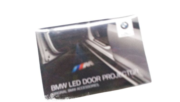 ORIGINAL BMW LED Türprojektoren 2 x BMW & 2 x M Logo - 63312468386