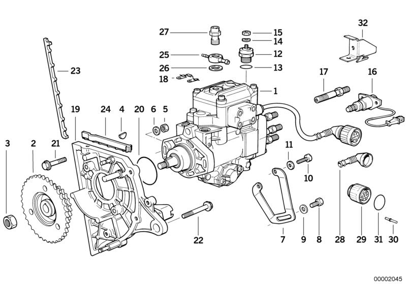 Rondelle d`arret d`origine BMW (13512241756) | HUBAUER-Shop.de