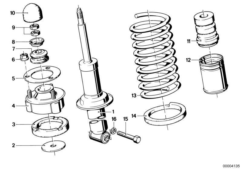 Original BMW Stossdämpfer hinten BILSTEIN (33521129241)