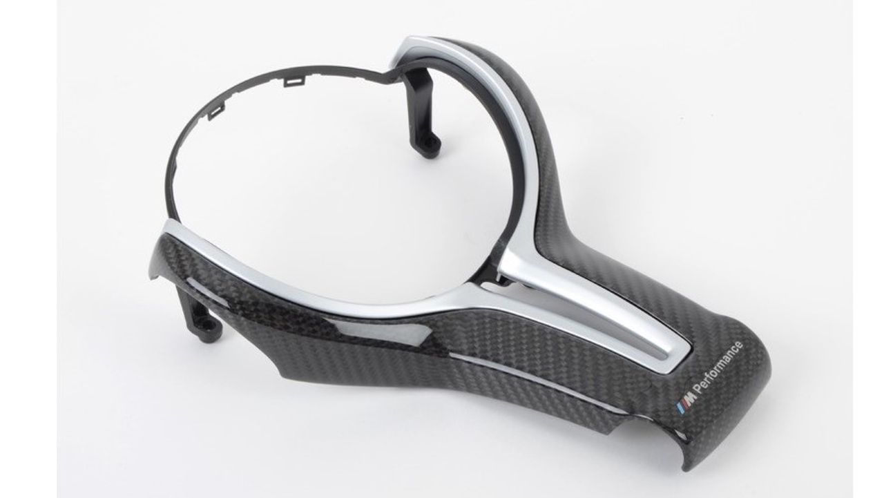 Auto Lenkrad Ring Trim Carbon Faser Aufkleber Aufkleber Abdeckung