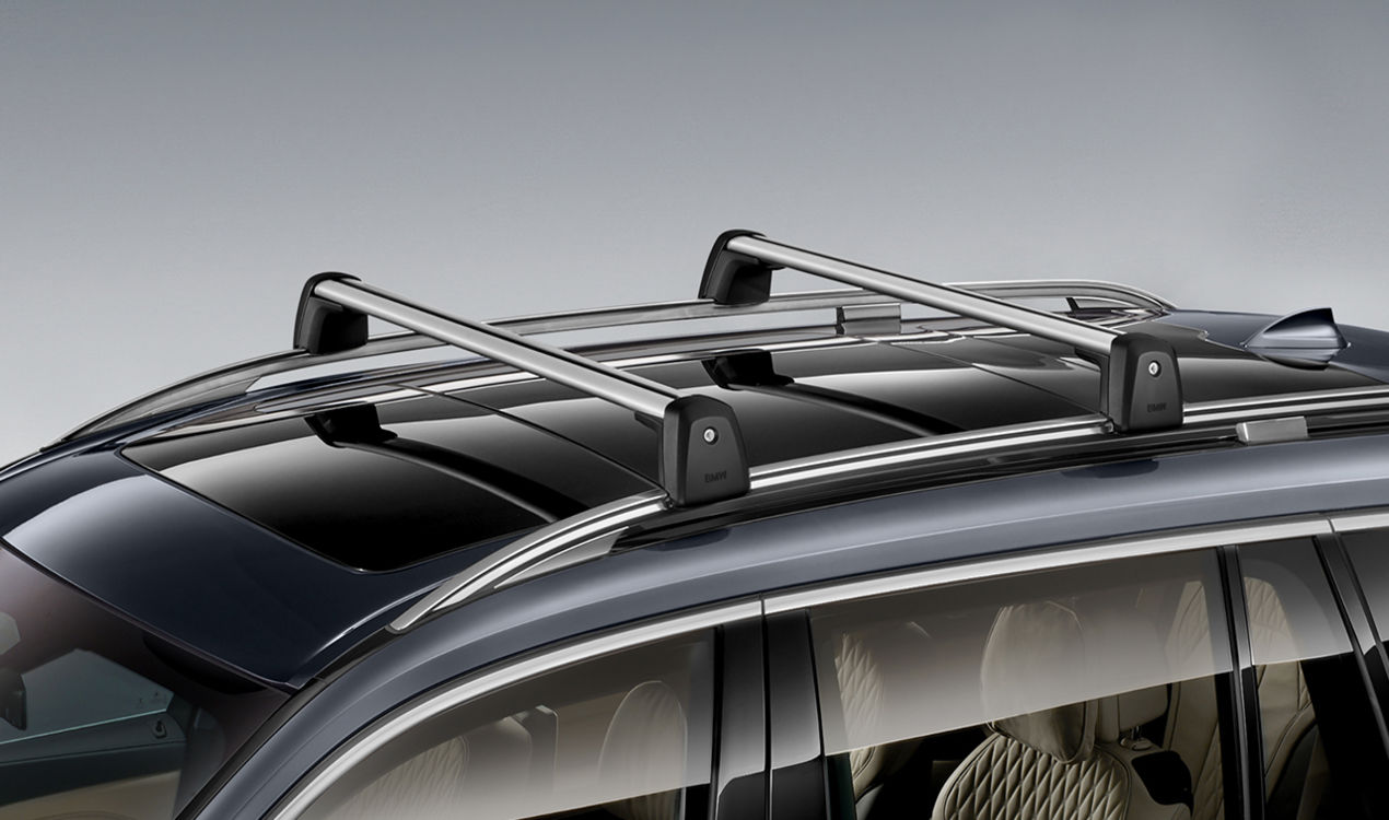 2 Stück Auto Dachträger für BMW 2-Series Gran Tourer 5-Door MPV 2015–2021,  Aluminium Dachgepäckträger Geschlossene Reling Crossbar, Auto