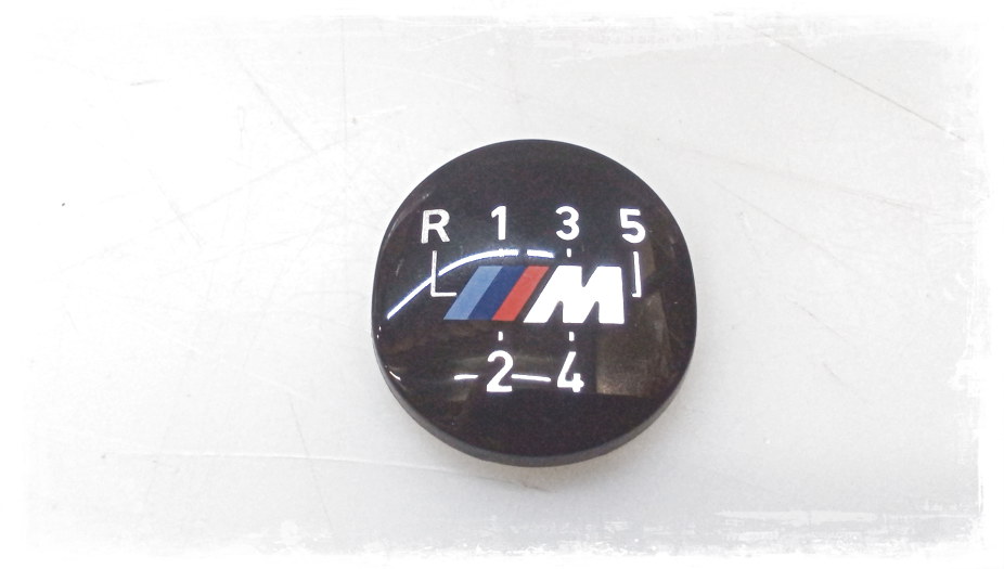 BMW Manual Transmission Shift Knob M Emblem - Genuine BMW 25111221613