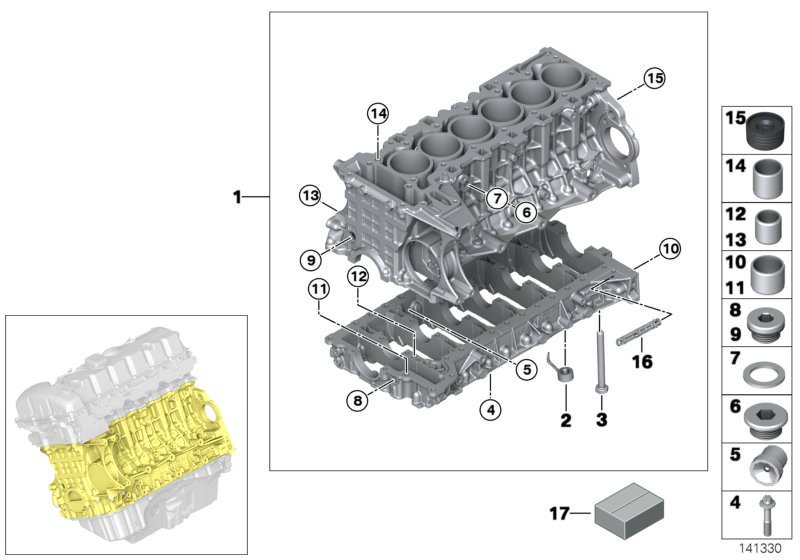 Original BMW Zylinderkopfdichtung asbestfrei 7er E66 2-LOCH