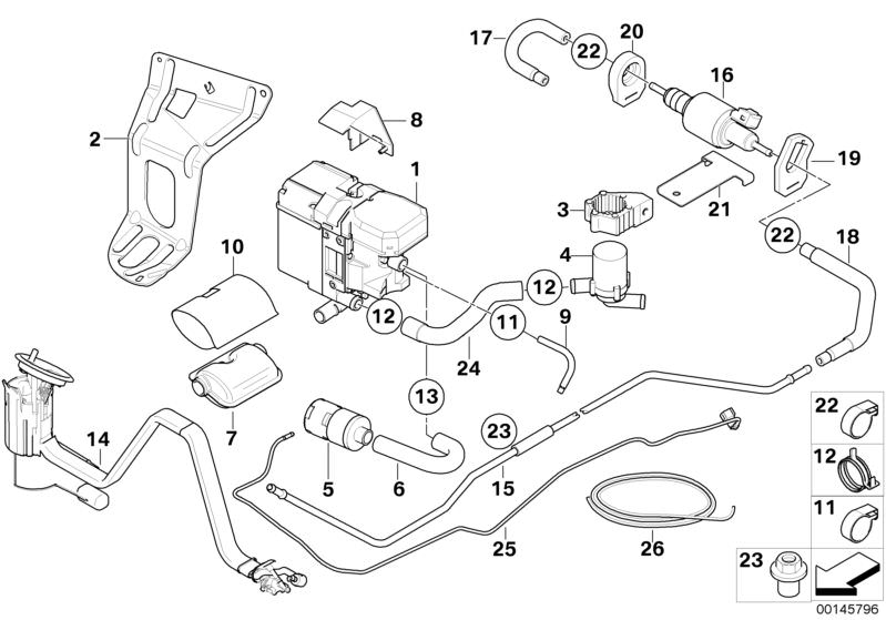 Original BMW Nachrüstsatz Standheizung 6er G32