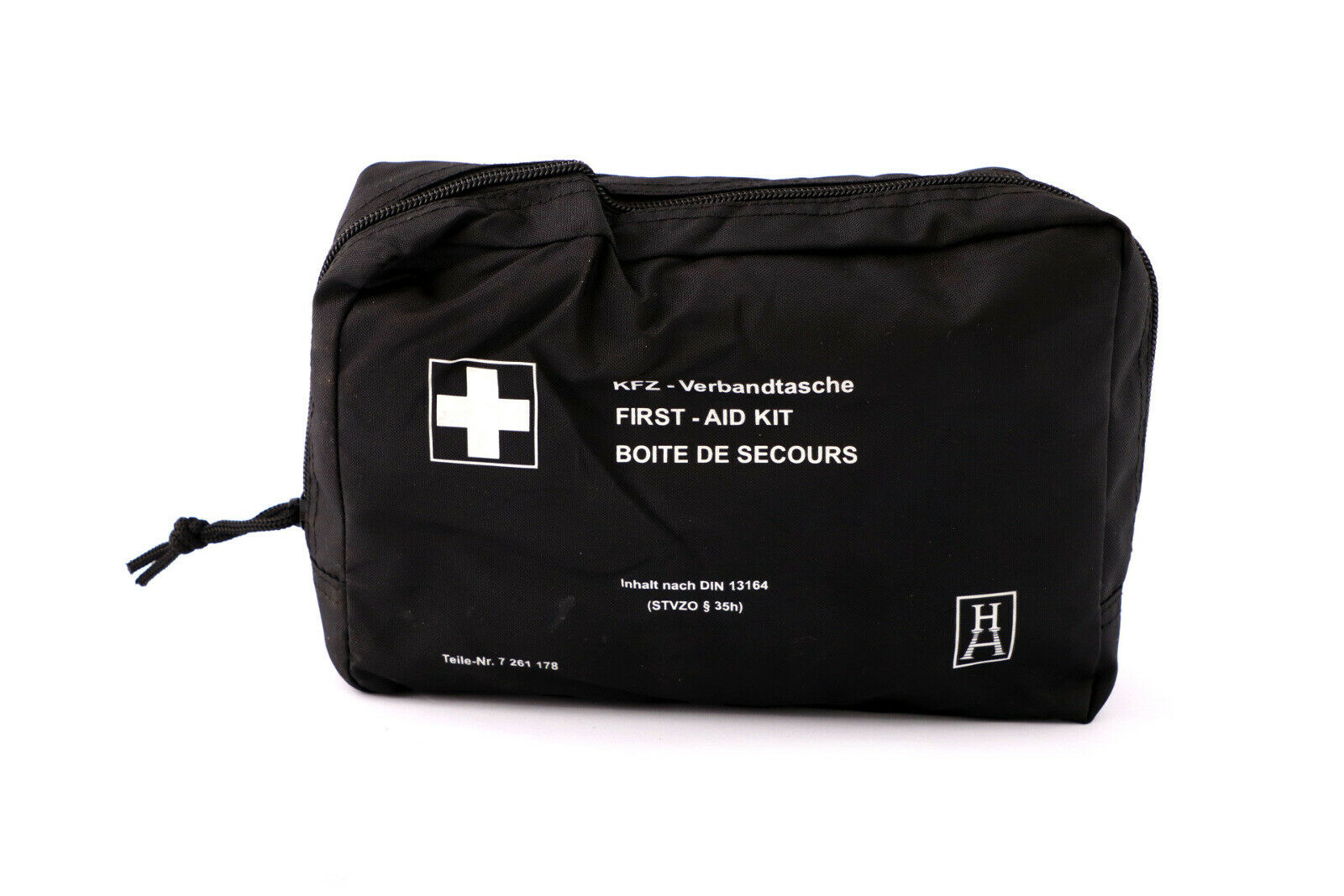 Erste Hilfe Set Tasche schwarz DIN 13164