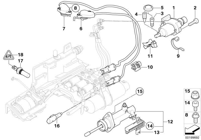 Original BMW Kupplungsaktuator mit Sensor Z4 Coupé E86