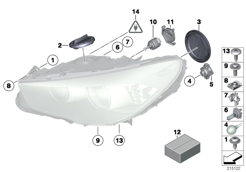 BMW Reparatursatz Scheinwerfer 63126908410 kaufen