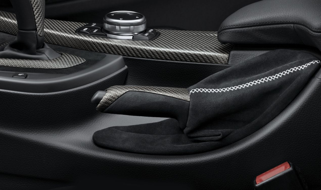 BMW M PERFORMANCE Gangwahlschalter Blende Carbon & Alcantara M3