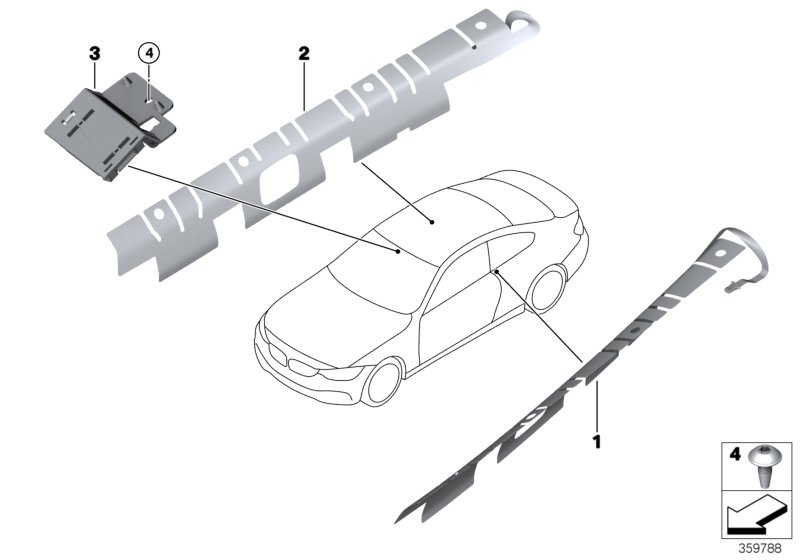 DAB-Antenne d`origine BMW (65209281068)