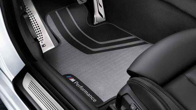 Floor Mats For BMW 2 Series F23 Black With ///M Performance Emblem LHD With