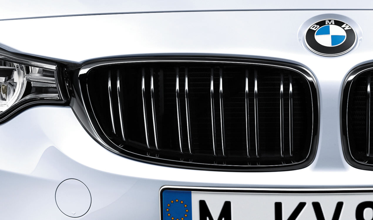 Original BMW Frontziergitter SCHWARZ hochglänzend re M Performance  (51712352812)