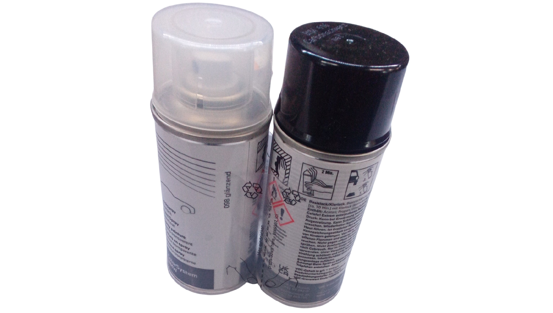 Original BMW Paint spray set, Carbonschwarz met. 2X150ML 416 (M