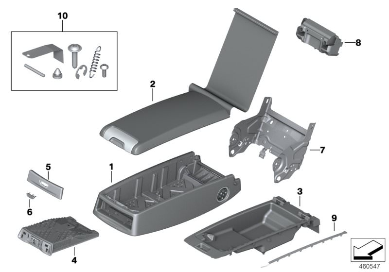 Blende Getränkehalter schwarz