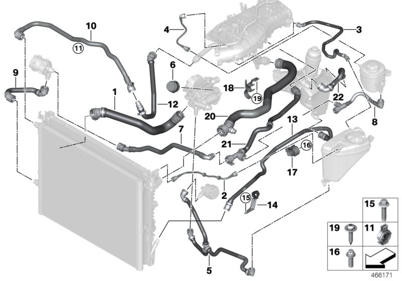 Kühlsystem Kühlmittel-Reservoir-Schlauchs ch lauch 17127578405 Ersatz für  BMW 5er GT F07, F10, F11-Motorkühlmitteltanks ch lauch, Kühlmittel  rückgewinnung tanks ch lauch, Kühler überlauf schlauch : : Auto &  Motorrad