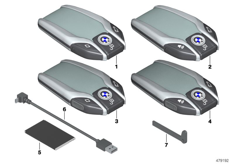 BMW Etui Display Schlüssel (Verbaubarkeitsprüfung über VIN)