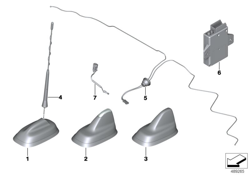 Hama Antenne de toit pour voiture, AM/FM et DAB/DAB+ (pour DAB/DAB+, AM/FM,  antenne de toit flexible, bande III, bande L, fiche SMB (f), amplifiée
