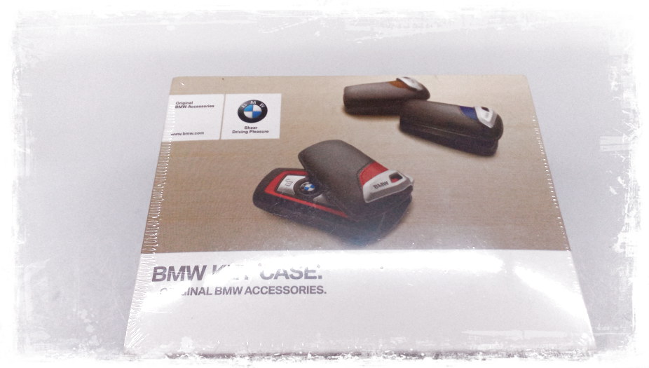 BMW Schlüsselanhänger BMW Schlüsseletui M-Sport Line schwarz/blau