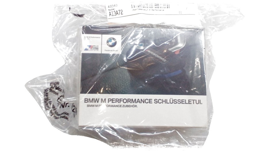 Original BMW Key case Alcantara/Carbon, M Performance (82292355519)