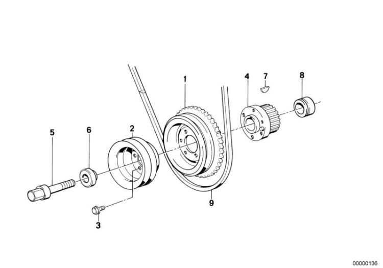 Belt Drive-Vibration Damper ->47251114314