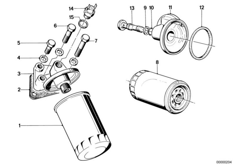 Lubrication system-Oil filter ->47151110460