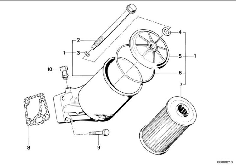 Lubrication system-Oil filter ->47157110465