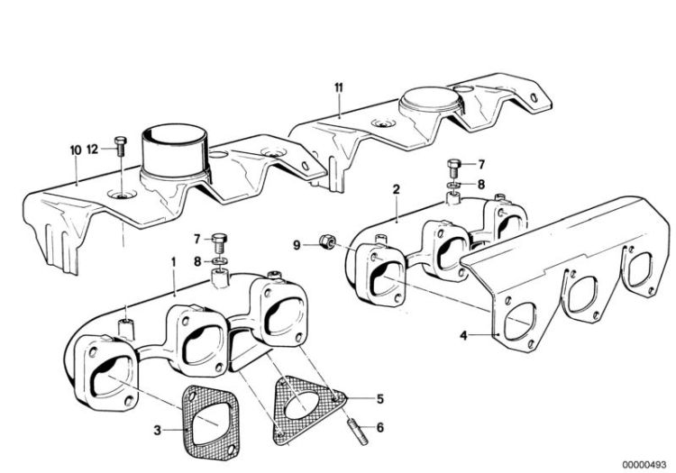 Exhaust manifold ->47157110992