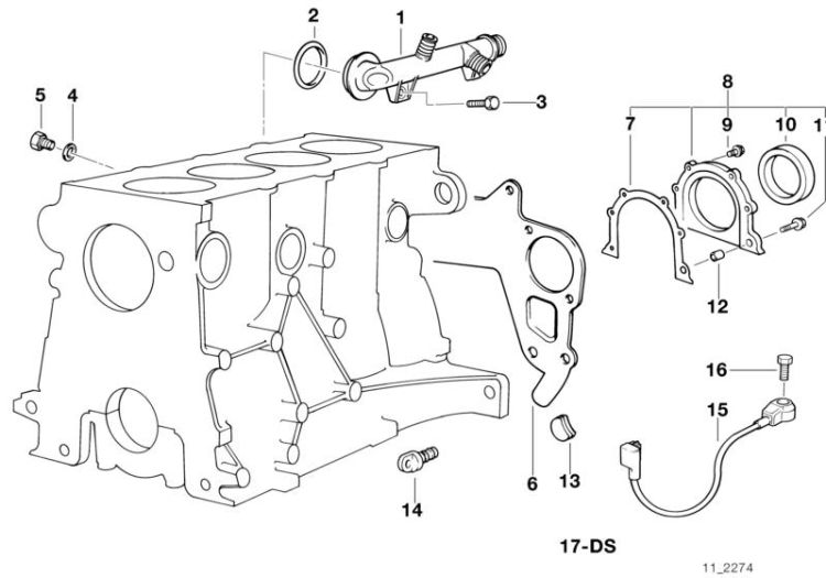 Pièces de bloc-moteur ->47251114360