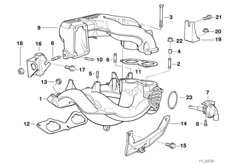 Intake manifold system ->1133230