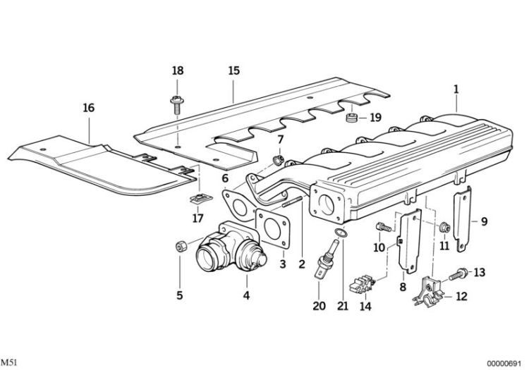 Intake manifold system-AGR ->47379114848