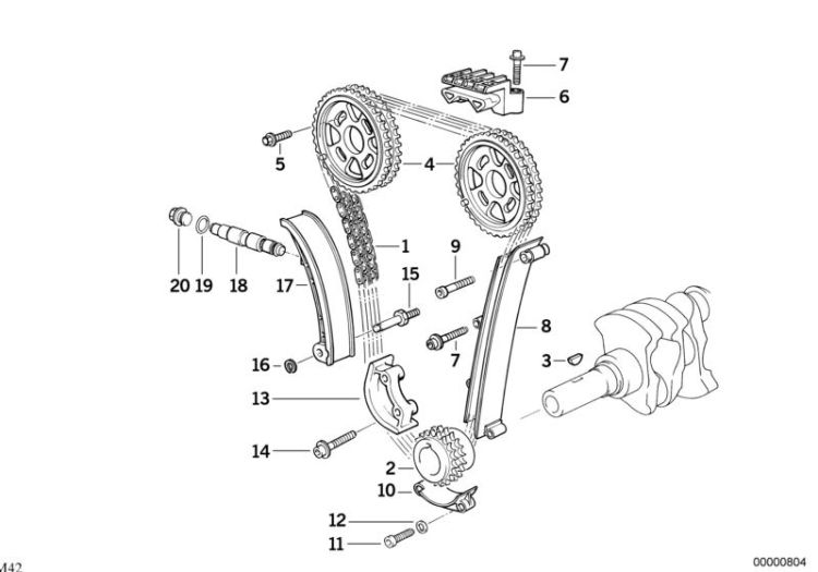 Timing and valve train-timing chain ->47151350072