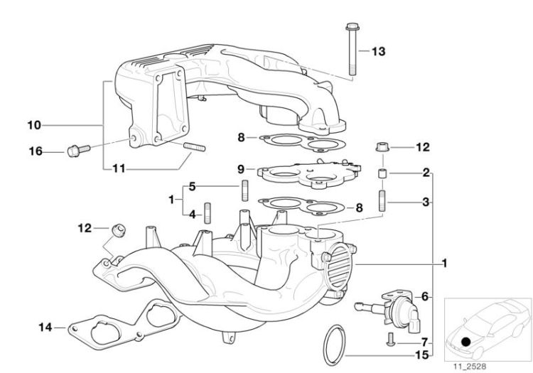 Intake manifold system ->47425111403